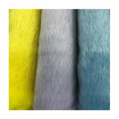 China 2020 Popular Good Quality Cheap Running Auto Upholstery Faux Fox Fur For Toys China Wholesale For Car Interiors, Toys, Apparel, Home Textiles, for sale