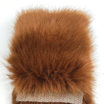 China Auto Upholstery Zhejiang Faux Fur Stock 2500g/m High Quality Artificial Fox Fur For Fur Collar for sale