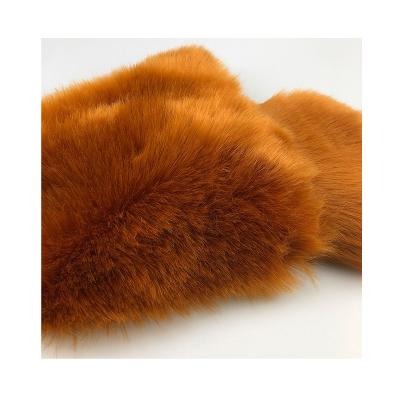 China High quality 100% auto upholstery polyester rabbit fur fabric faux fur fabric for faux fur coat in stock for sale