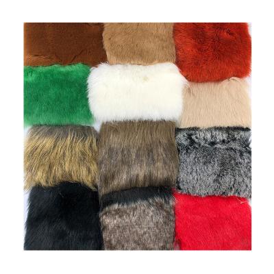 China Wholesale Auto Upholstery 100% Polyester Long Pile Faux Fur Fabric In Stock for sale