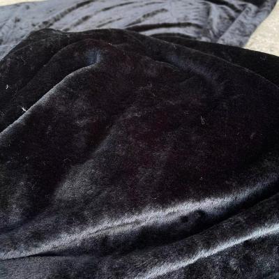 China Cheap china auto stocks fabric 100% polyester faux fur short upholstery fur fabric in large quantities in stock mix colors any weight for sale