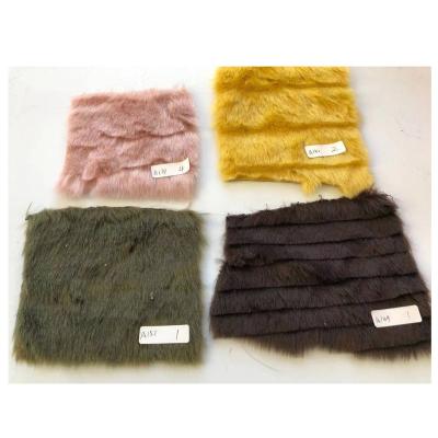 China Stock Auto Upholstery China Fabric Long Drown Fur Fabric Color Width 160-180cm Plain Design for sale