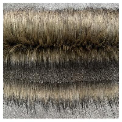 China China Stock Auto Upholstery Fabric Drown Long Fur Fabric Double Color Width 160-180cm Design for sale