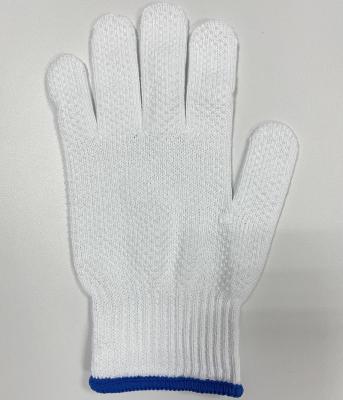 China Comfortable and breathable knitted cotton yarn gloves PVC dotted gloves are sturdy and durable, used for safe industrial work construction work for sale