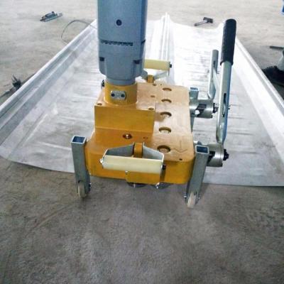 China Electric seaming machine for standing seam roofing panel for sale