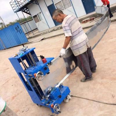 China Portable standing seam roof curving machine snap lock panel curving machine for sale