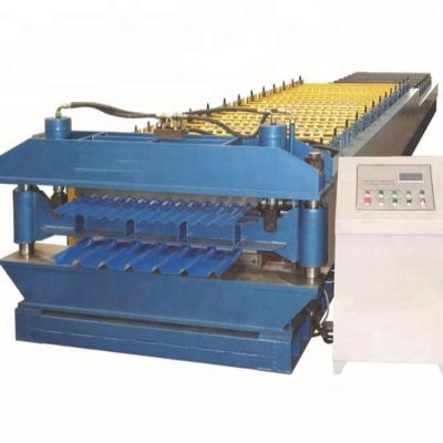 China High quality double layer roll forming machine duplex roofing sheet making machine for sale