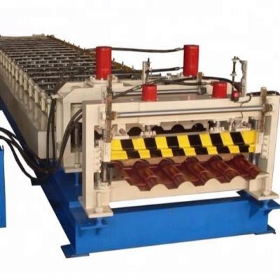 China Good quality roof tile making machine galzed tile forming machine for sale