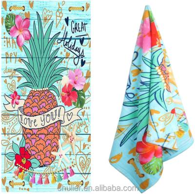 China Custom Printing New Style Beach Towels Super Soft Quick Dry Warmer Use Safe For Kids As Yoga Travel for sale