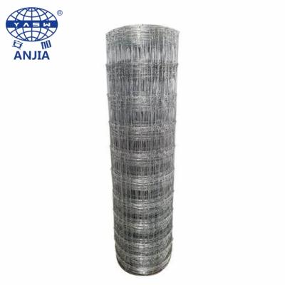 China Easily Assembled Hot Sale High Quality Hot dipped galvanized knotted field fence for goat Customized Design horse knotted  fence for sale