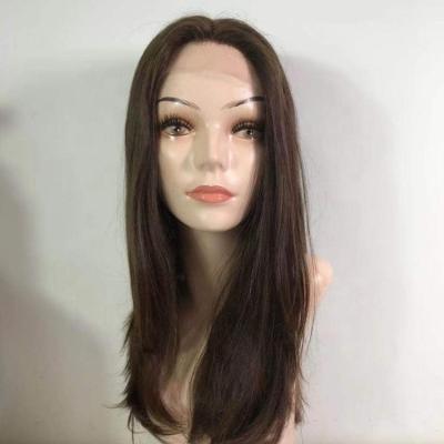 China Straight European Hair Made Hair Toppers Lace Up Top Jewish Wig Sheitels Kosher Wig for sale