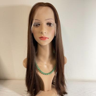 China Luxury Natural Straight Lace Front Medical Jewish Kosher Wigs For Hair Less Loss Alopecia Women Hair Topper For Thin Hair Replacements for sale