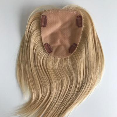 China Silky Straight Wave Women Hair Topper For Thin Hair Loss Less Alopecia Replacement Baldness Medical Wig for sale