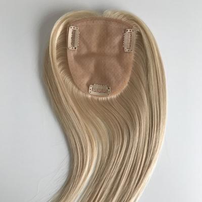 China Silky Straight Wave Women Hair Topper For Thin Hair Loss Less Alopecia Replacement Baldness Medical Wig for sale