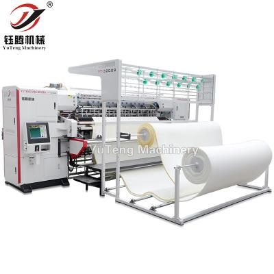 China Automatic Computerized High Speed Multi needle Chain Stitch Quilting Machine for Making Mattress Sofa Cover Blanket Quilt for sale