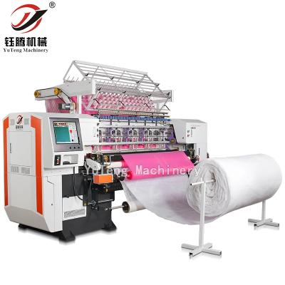 China Factory Use Computerized Automatic Shuttle Multi Needle Quilting Machine For Making Garments Home Textile Product for sale