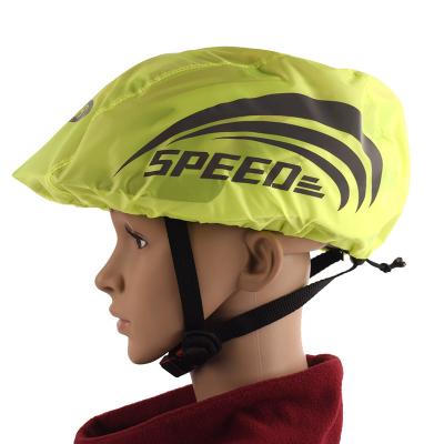 China Reflective Custom Waterproof Cover Bike Helmet Reflective Brand Rain Cover Bike Recycling Accessories for sale