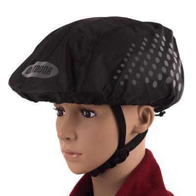 China Reflective Wholesale Waterproof Polyester Bicycle Accessories Factory Factory Bicycle Helmet Rain Cover for sale