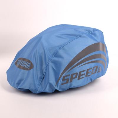 China Reflective Bike Helmet Cover With Reflective Brand Rain Waterproof Cycling Cover For Bicycle for sale