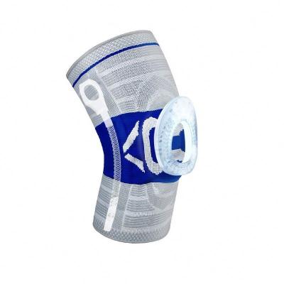 China Knee proection knee support silicone pad patella with spring stabilizer knee brace for sale