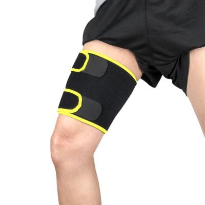 China Hot Selling Adjustable Thigh Pad Sports Thigh Support Wraps Compression Recovery for sale