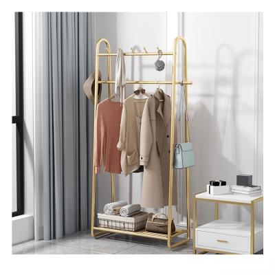 China Other new type top sale multifunctional metal anti slip storage clothes stretch coat rack rack for sale