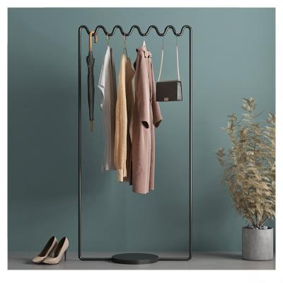 China Other New Type Luxury Top Sale Metal Living Room Hanger Floor Coat Rack Rack for sale