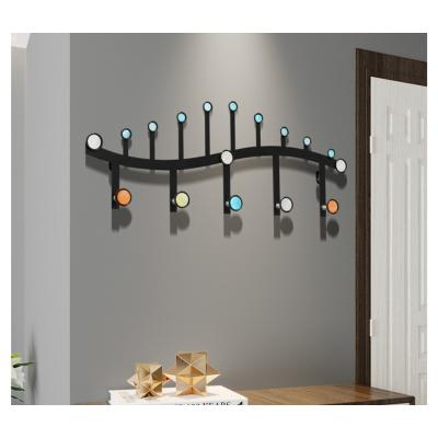 China Other Amazon Top Sale Modern Metal Wall Mount Coat Rack Multifunctional Hook Hanger Walk In Door for sale