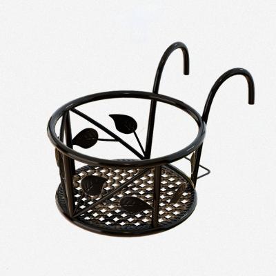 China Morden Amazon Hot Sale Outdoor Single Hanging Basket Flower Stand Plant Potted Flower Pot for sale