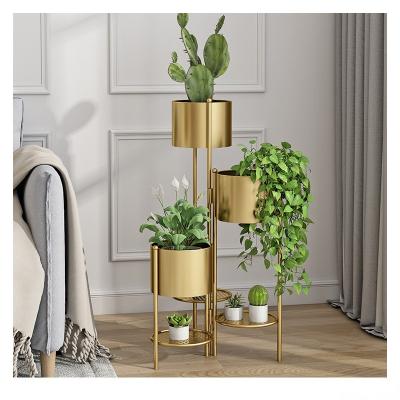 China New Type Modern Top Sale Metal 6 Tier Planter Potted Plant Foldable Multilayer Flower Stand for sale