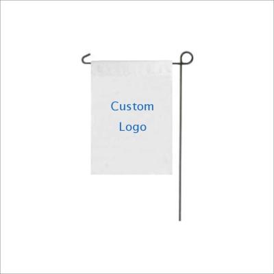 China Waterproof Polyester Custom Sublimation Christmas Holiday Garden Blank Flag For Outdoor for sale