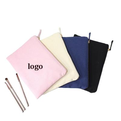 China Custom Luxury Fashion Beauty Black Makeup Bag Zipper Travel Zipper Professional Fashion Pouch Cosmetic Bag for sale