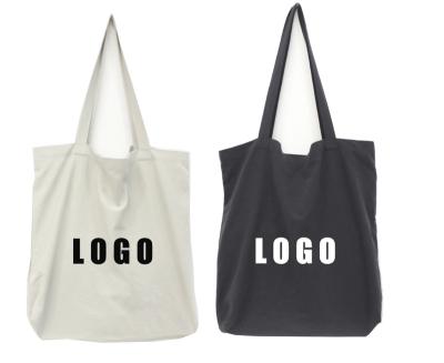 China 100% Canvas High Quality Eco Friendly Cotton Tote Bag Custom Print Shopping Tote Bag for sale