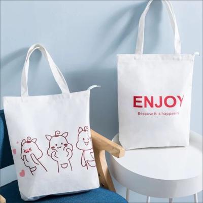 China 100% Eco-Friendly Custom Printed Reusable Shopping Burlap Handbag Eco Canvas Tote Bag for sale