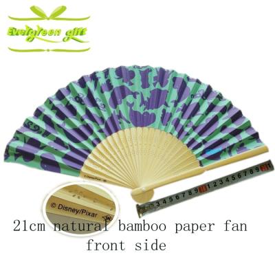 China Durable Japan Bamboo Cloth Hand Advertising Japanese Bamboo Fans for sale