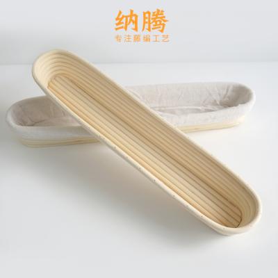 China Sustainable XH Indonesia Rattan Craft Bread Sourdough Proofing Basket For French Baguette for sale