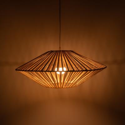 China Antique Handmade Rattan Shade Lighting /Natural Ceiling Pendant for sale