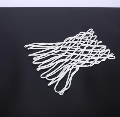 China Factory Custom 12 Loops Net White Polyester Basketball 150g Polyester for sale