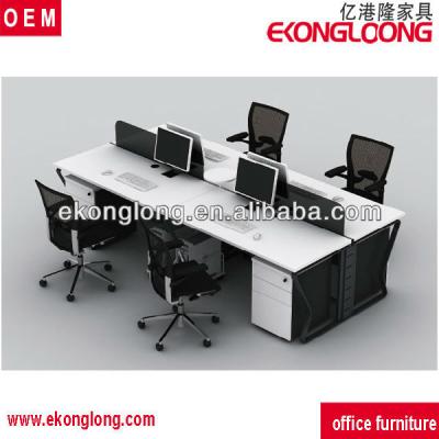 China PANEL Open Space Office Workstation , MDF Table Top Desk P-095 for sale