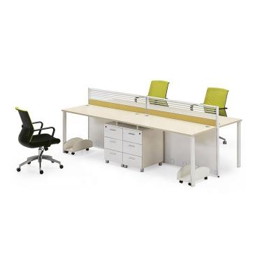 China Commercial Custom Modern Office Workstations Modern Color Height Furniture Compartment Workstation 4 Person Desk for sale