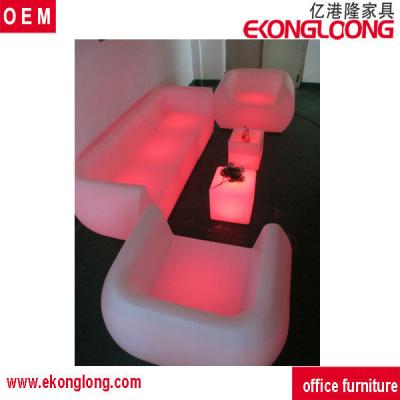 China Plastic Bar Table LED Furniture Furniture With LED Yikonglong Commercial Furniture for sale