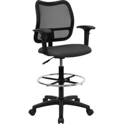 China Exterior Scratch Resistant Ergonomically Contoured Fabric Office Drafting Chair for sale