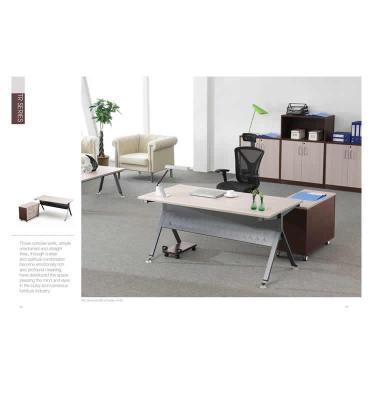 China Shenzhen Luxury Mini Computer Desk Modern Wood Executive Office Small Desk With Filing Cabinet for sale