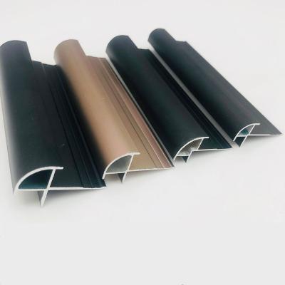 China Modern Customized Aluminum Tile Ledge Strip Floor Transition Cover Strips Tile Trim Corner for sale