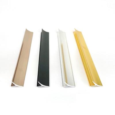 China Rose Gold Black White Aluminum Modern Custom Strip Profiles Decorative Metal Ceiling Trim for sale