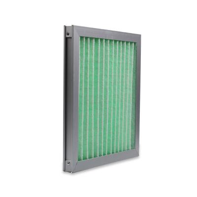 China Building Material Stores Competitive Price Purification Colorful Customized Indoor Folded Plate Filter Covered Mesh Type for sale