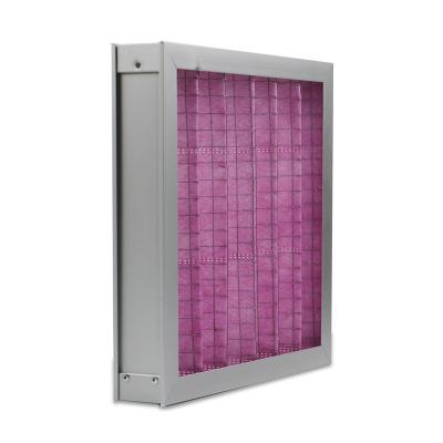 China Best Selling Polyester Fiber Frame Promotional Air Conditioner Panel Filter High Permeability Price Aluminum Washable Filter for sale