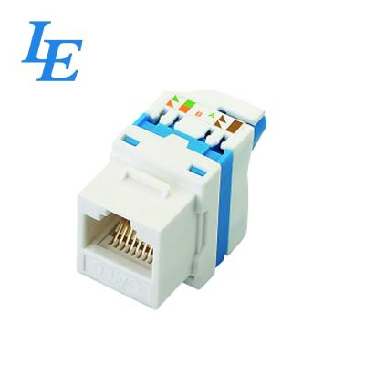 China UTP TOOLLESS Network Keystone Jack Phosphor Bronze Material For Ethernet Network for sale