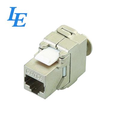 China Phosphor Bronze Toolless Keystone Jack , UL94-V0 Ethernet Keystone Jack for sale