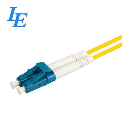 China APC LC / LC Duplex LSZH Jacket Fiber Patch Cord for sale